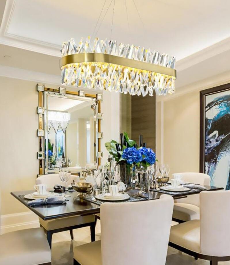 Arsenio Oval Crystal Chandelier-Vancei