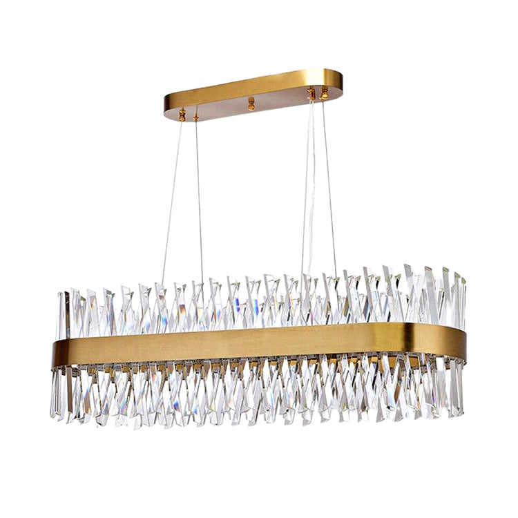 Arsenio Oval Crystal Chandelier-Vancei