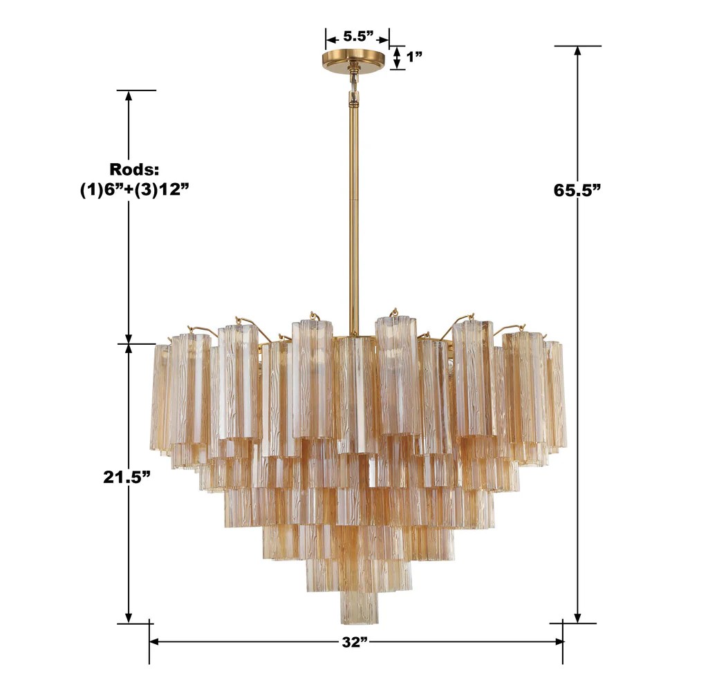 Adonis 16 Lights Chandelier-Vancei