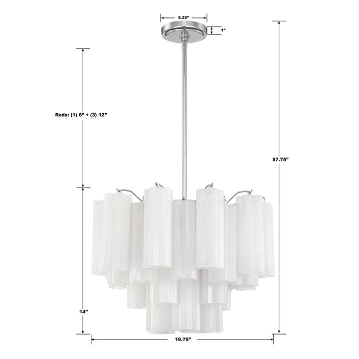 Adonis 6 Lights Chandelier-Vancei