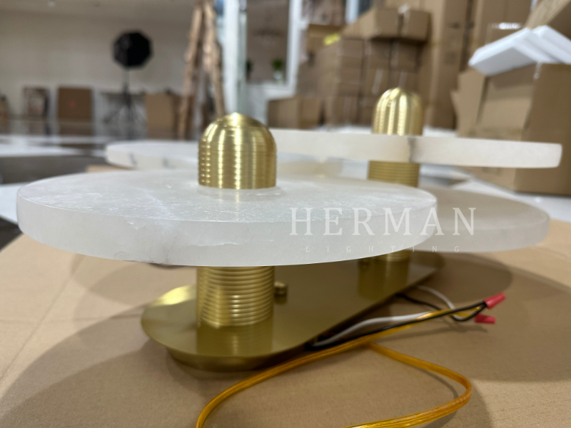 Median Alabaster Flush mount - 2 Surface