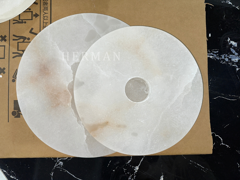 Median Alabaster Flush mount - 2 Surface