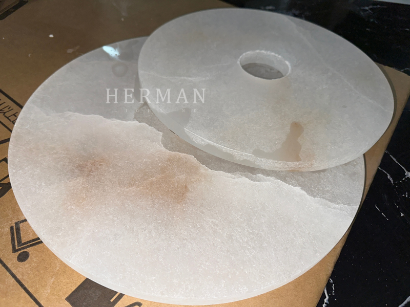 Median Alabaster Flush mount - 4 Surface