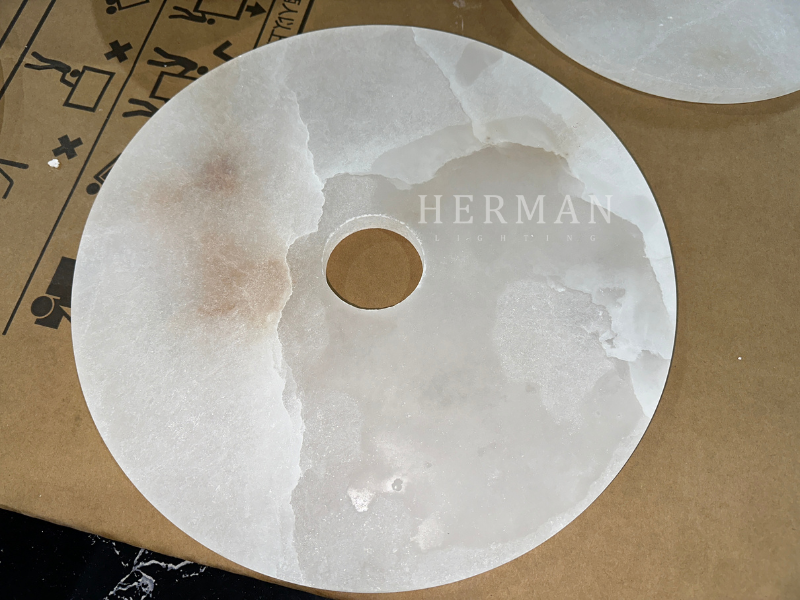 Median Alabaster Flush mount - 4 Surface