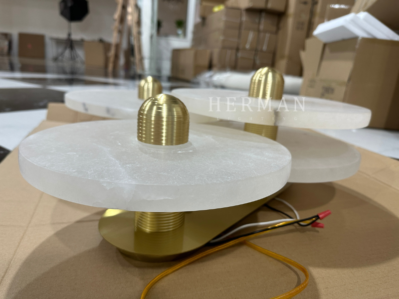 Median Alabaster Flush mount - 2 Surface