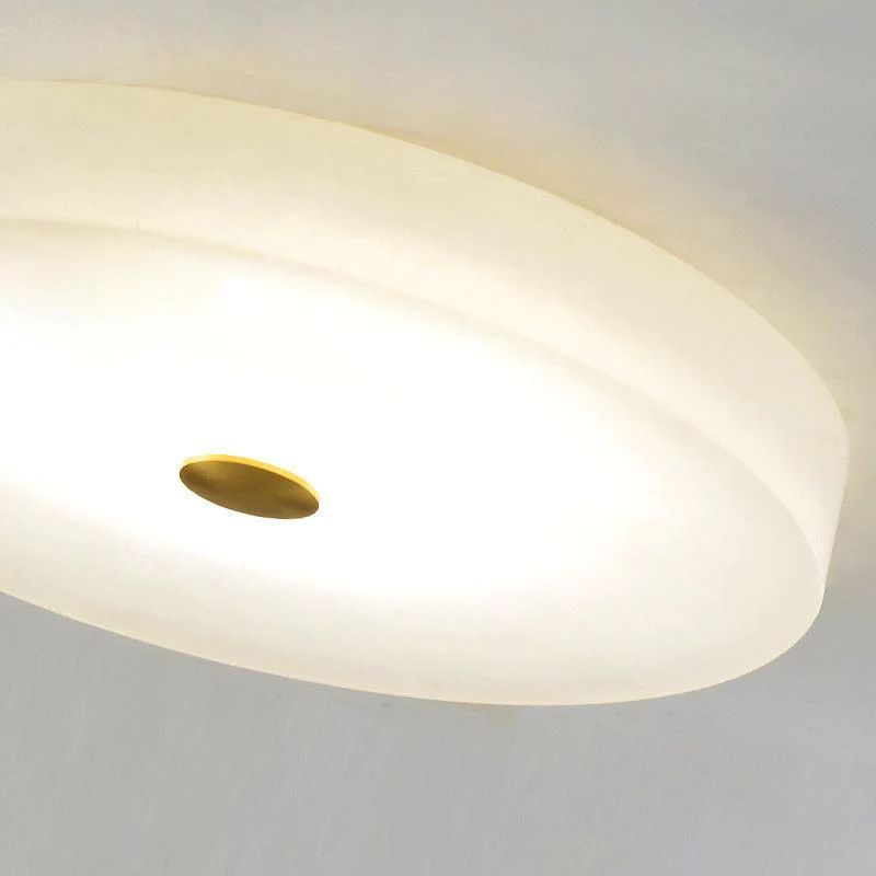 Alabaster Round Led Flushmount 11.8" 15.7" 19.7"-Vancei