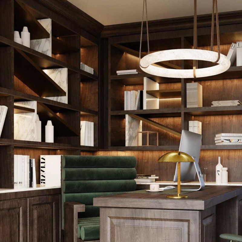 Glacera Alabaster Lorry Oslo Art Chandelier 8 Size