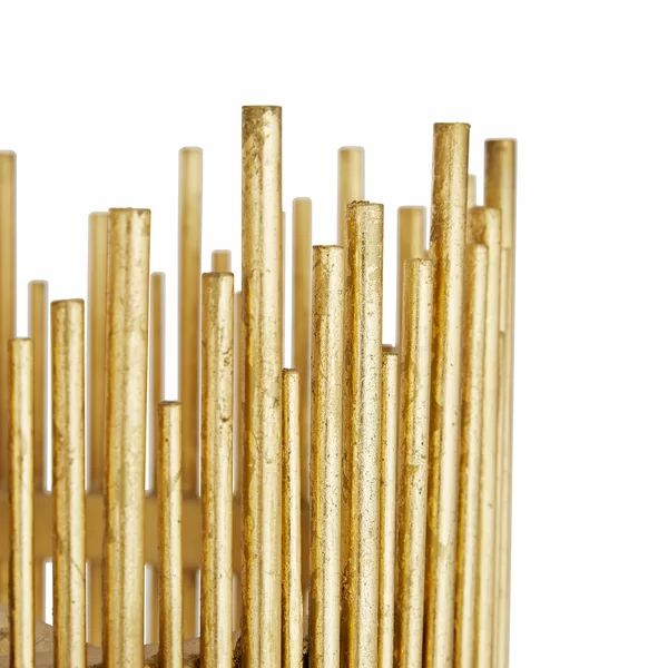 Althely Brass 10 Lights Rectangle Pendant Chandelier