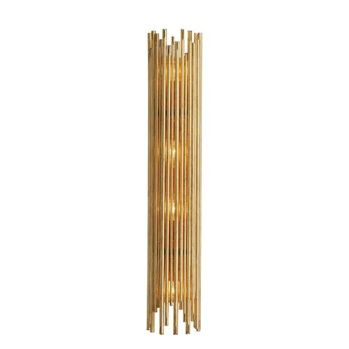 Althely Brass 4 Lights Long Wall Sconce