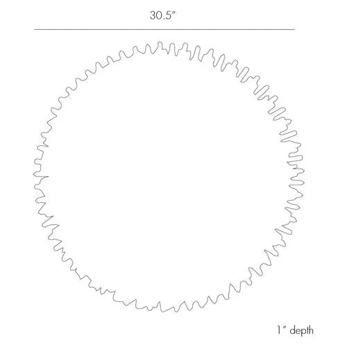 Althely Brass Wall Mirror