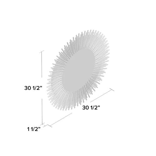 Althely Brass Wall Mirror