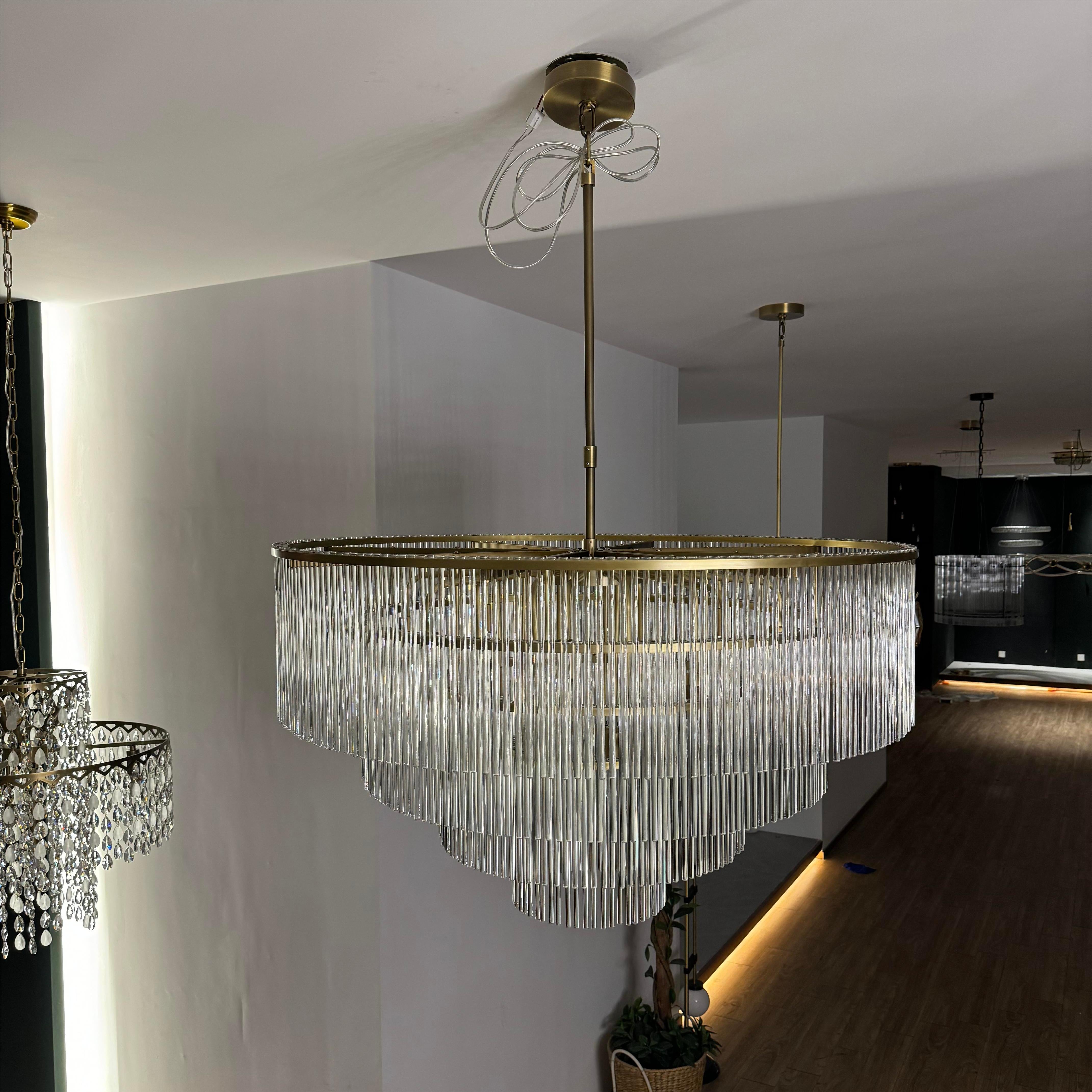 Amado Round Chandelier 40"-Vancei