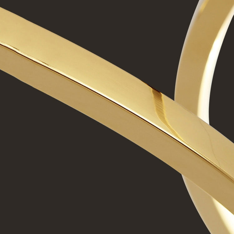 Amina Gold Multi Rings Chandelier for Lobby Villa-Vancei