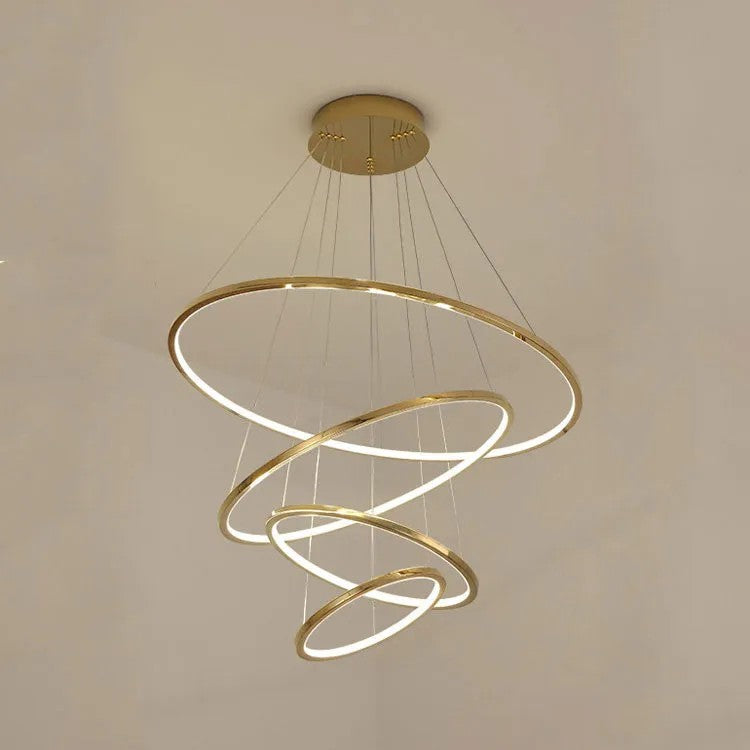 Amira Staircase  Multi Rings Chandelier-Vancei