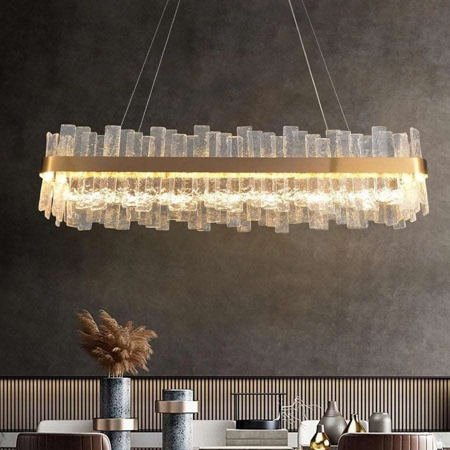 Andrea Rectangular Crystal Chandelier-Vancei