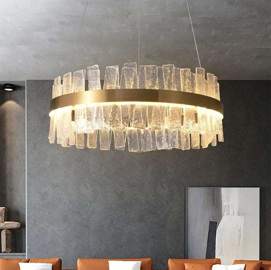 Andrea Round Crystal Chandelier-Vancei