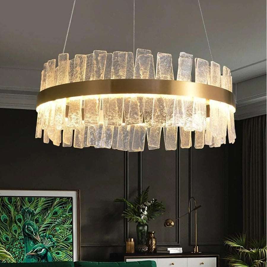 Andrea Round Crystal Chandelier-Vancei