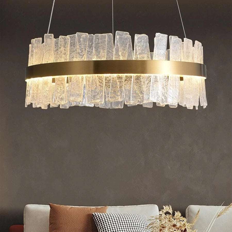 Andrea Round Crystal Chandelier-Vancei