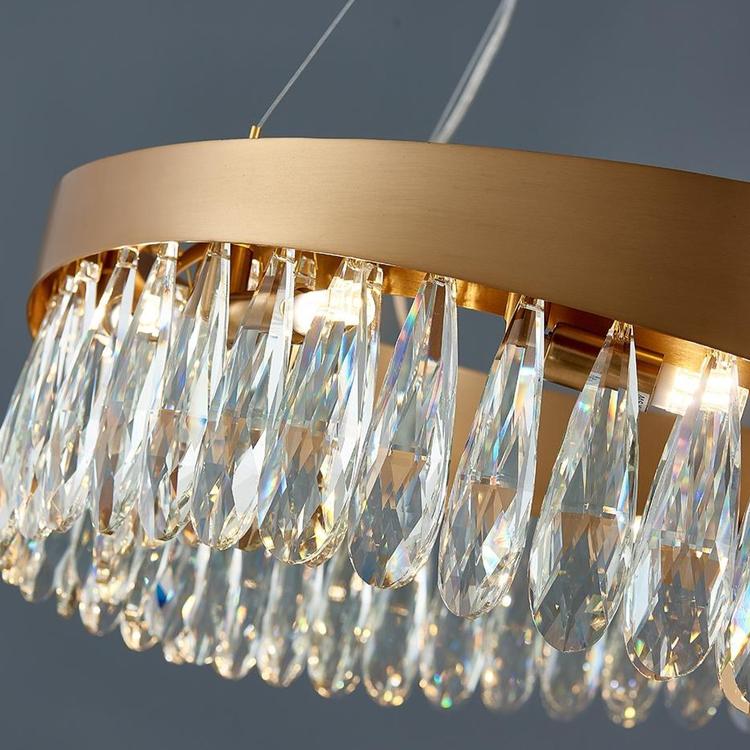 Arian Oval Crystal Chandelier-Vancei