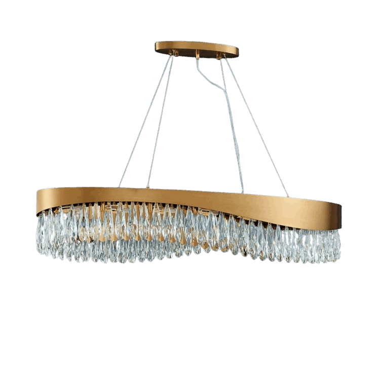 Arian Oval Crystal Chandelier-Vancei