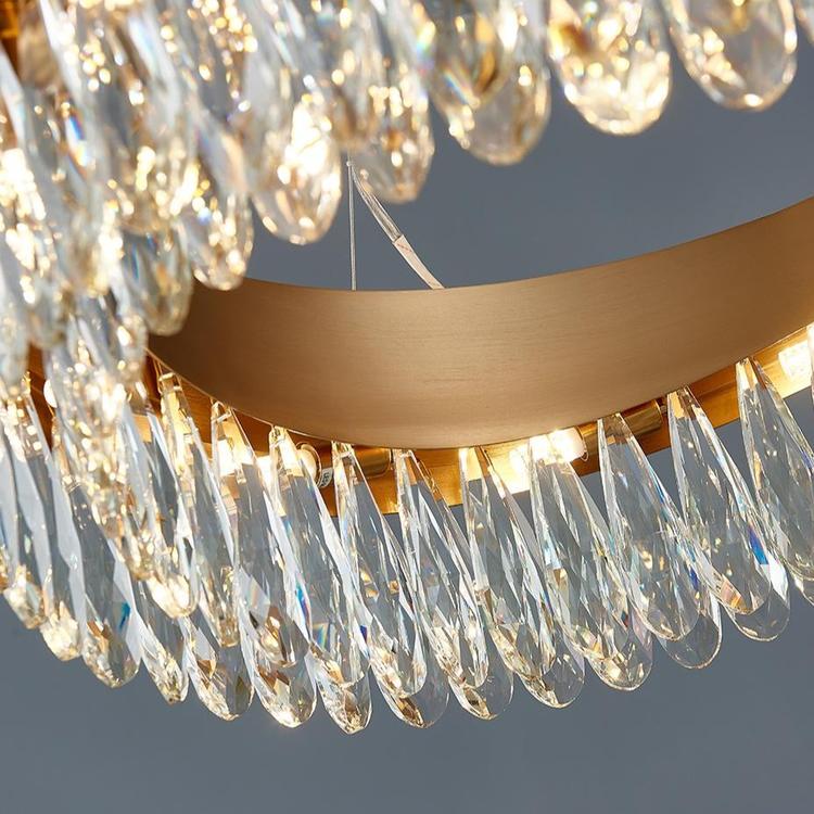 Arian Oval Crystal Chandelier-Vancei