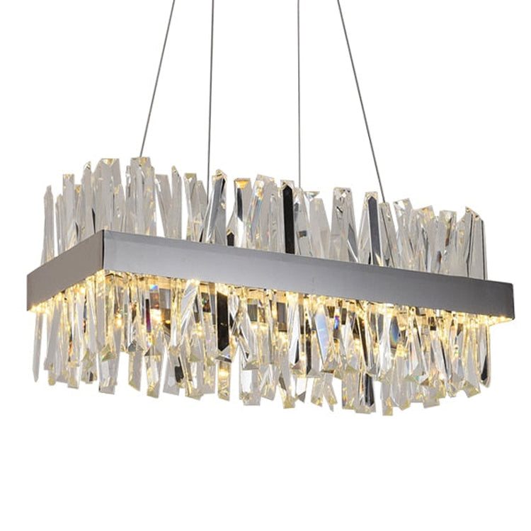 Arsenio Rectangular Crystal Chandelier-Vancei