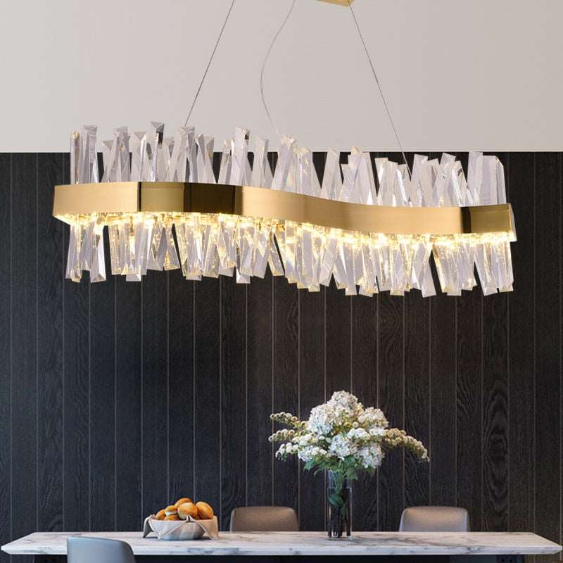 Arsenio Wave Crystal Chandelier-Vancei