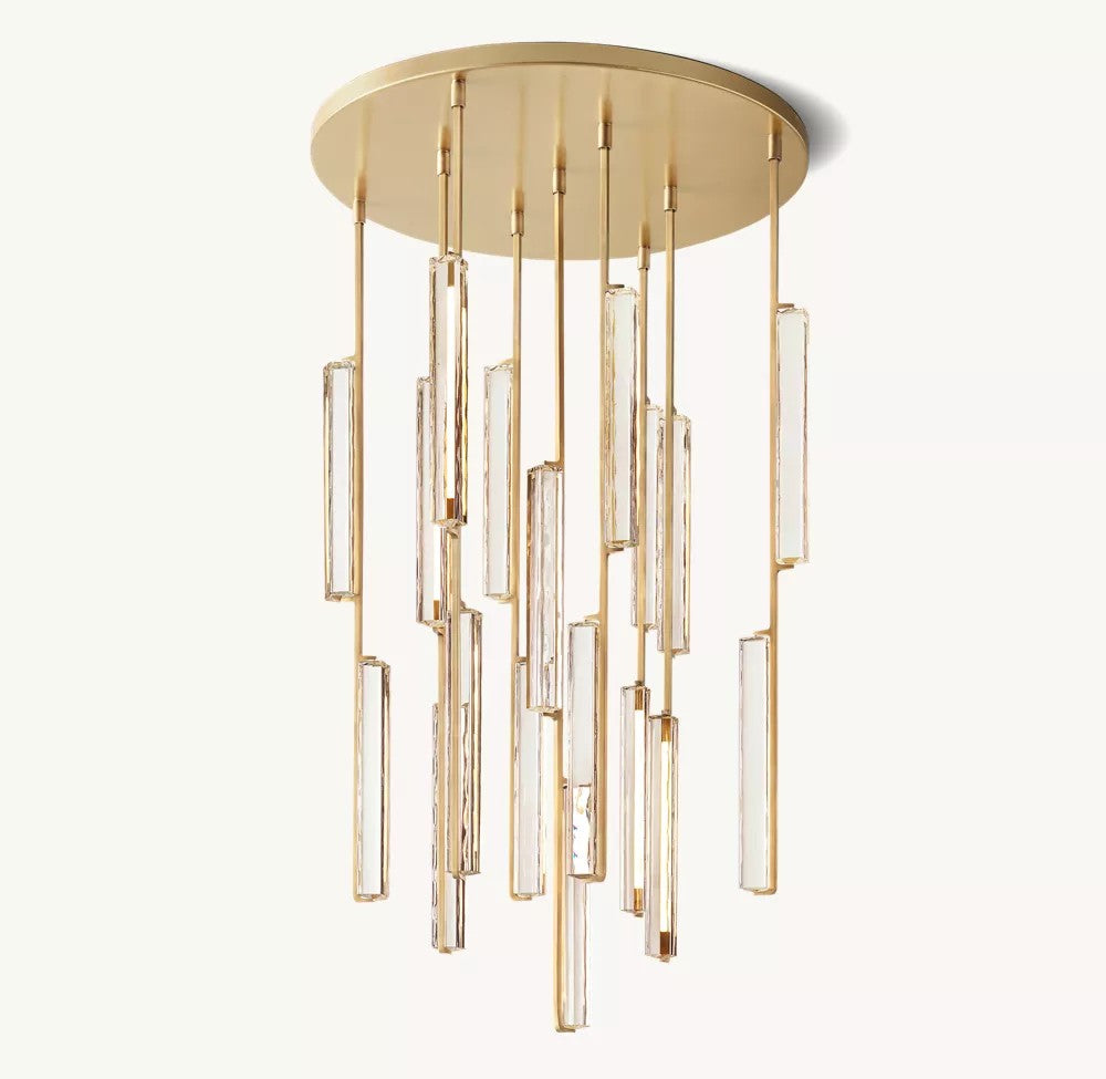 Audubos Round Chandelier   40"D-Vancei
