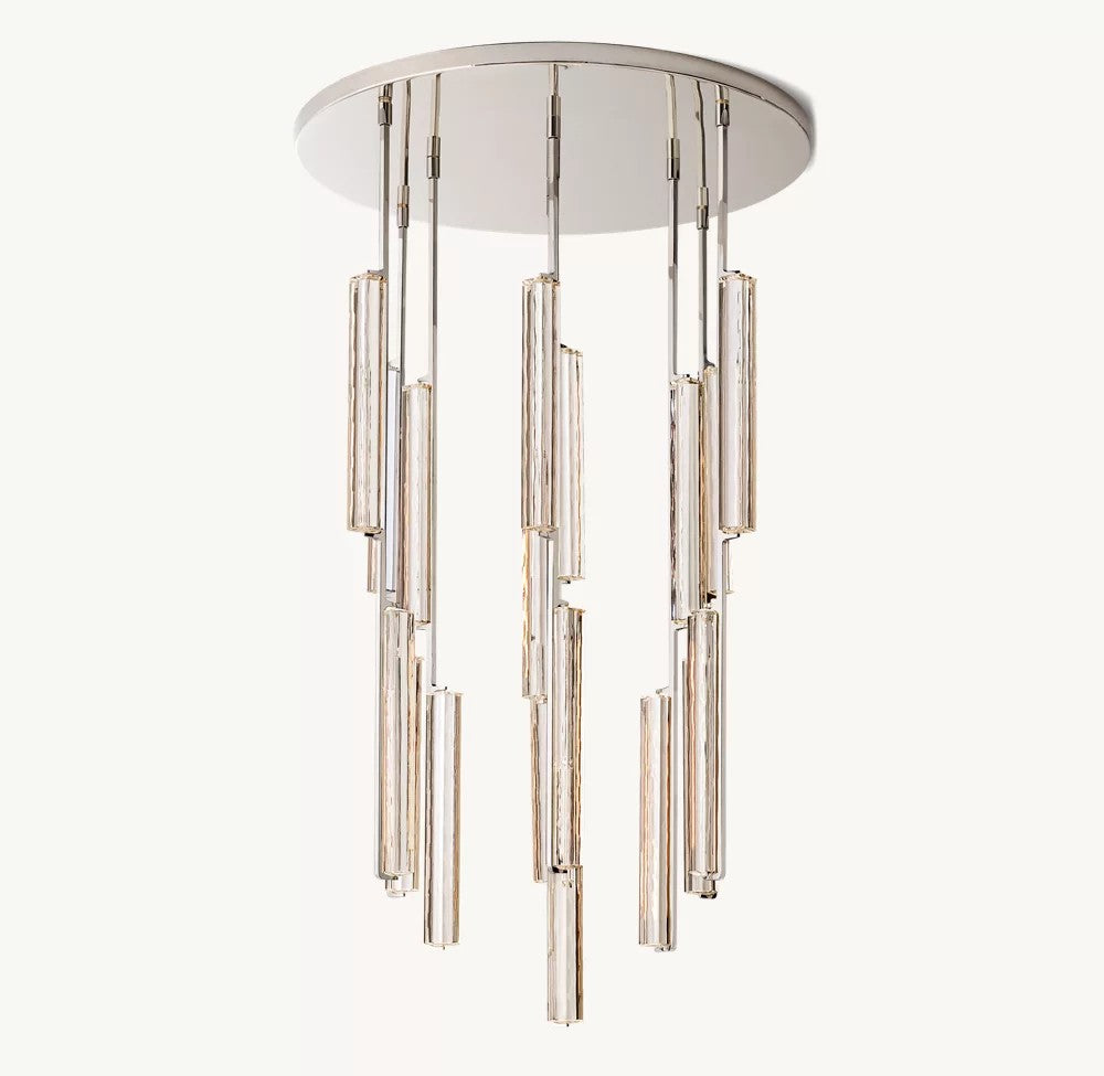 Audubos Round Chandelier   40"D-Vancei