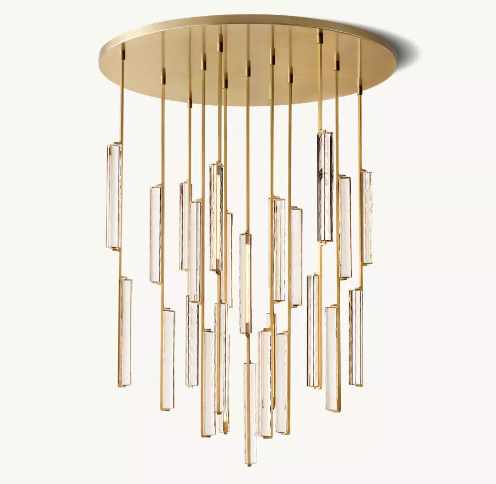 Audubos Round Chandelier  56"D-Vancei