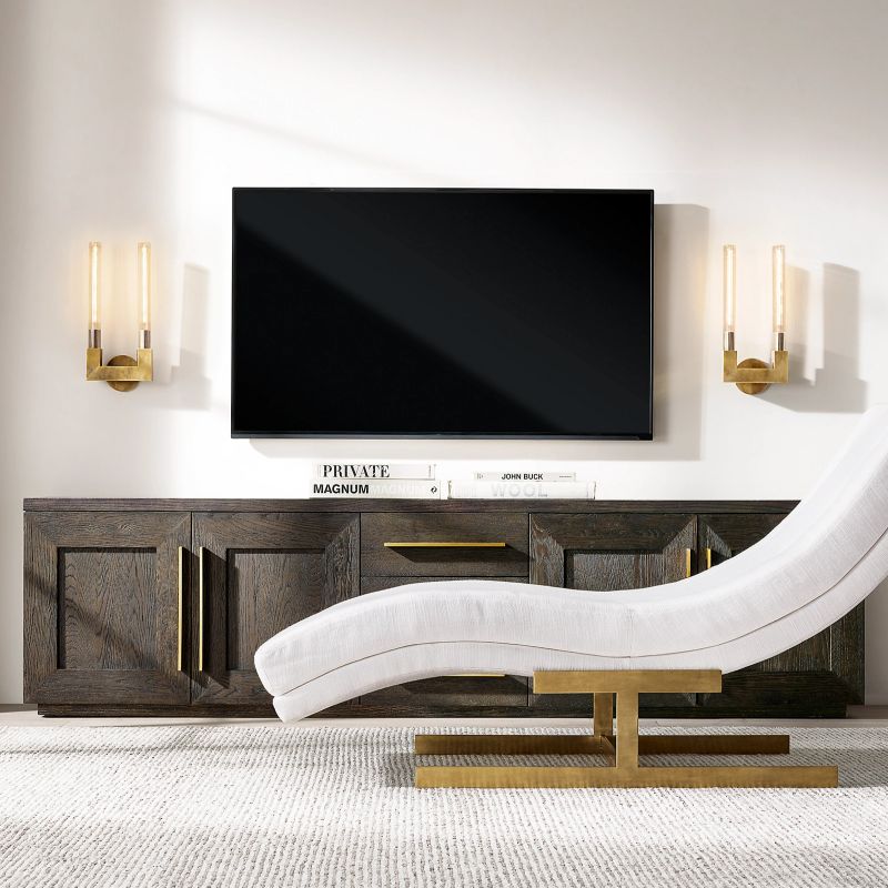 Aurora Cannel Candlestick Double Sconce-Vancei