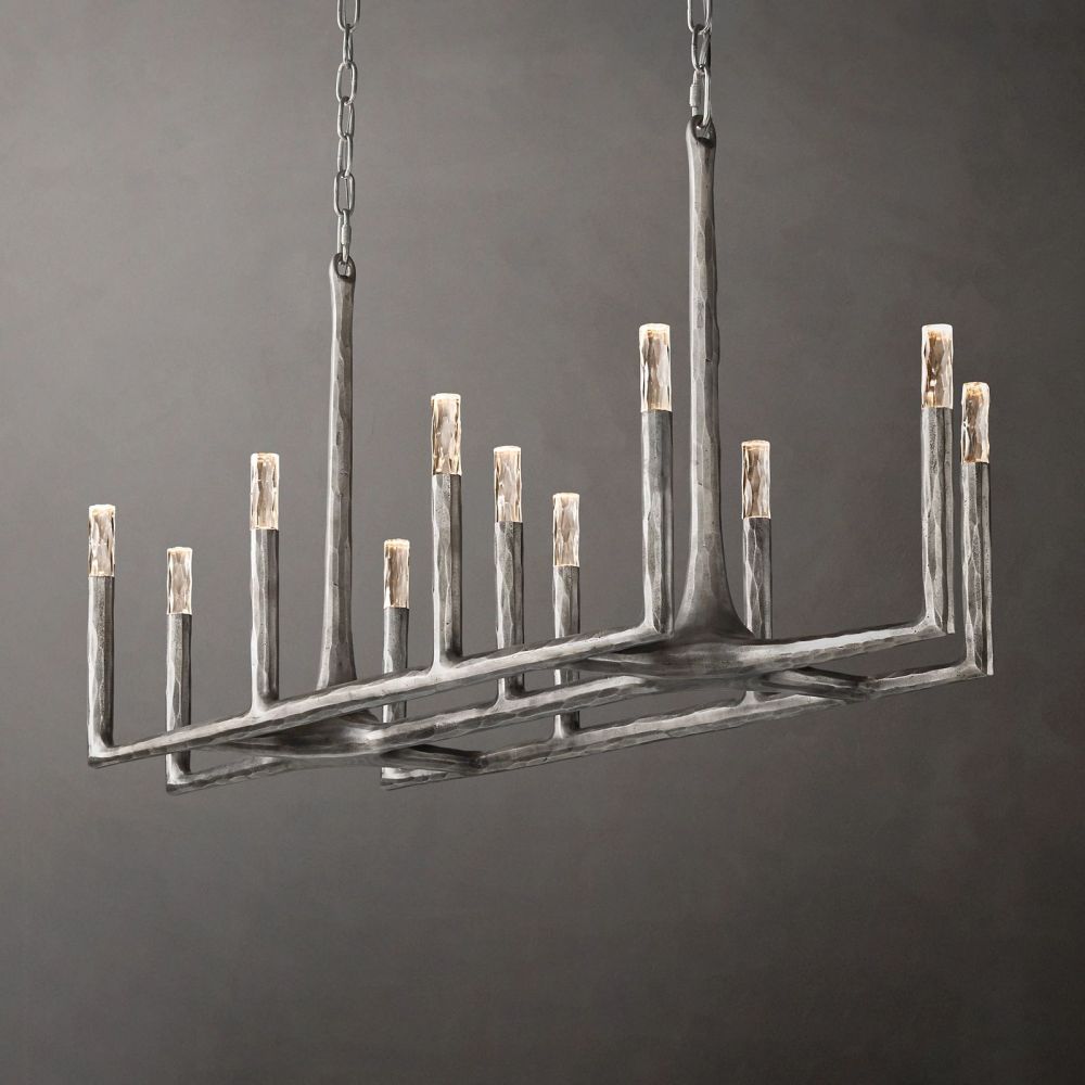Avarit Forged Linear Chandelier 54"-Vancei