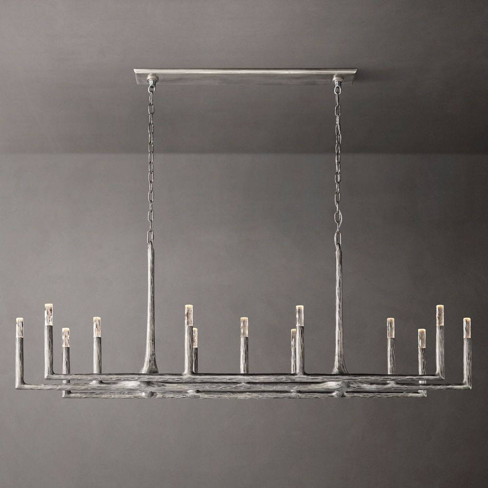 Avarit Forged Linear Chandelier 72"-Vancei