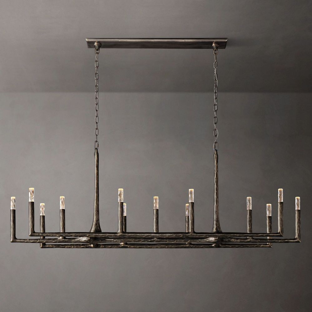 Avarit Forged Linear Chandelier 72"-Vancei