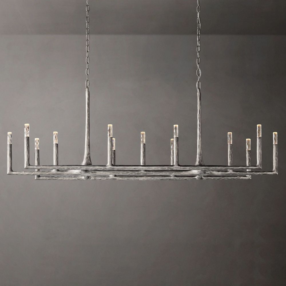 Avarit Forged Linear Chandelier 72"-Vancei