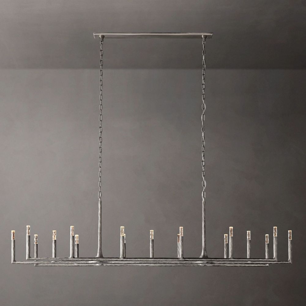Avarit Forged Linear Chandelier 96"-Vancei