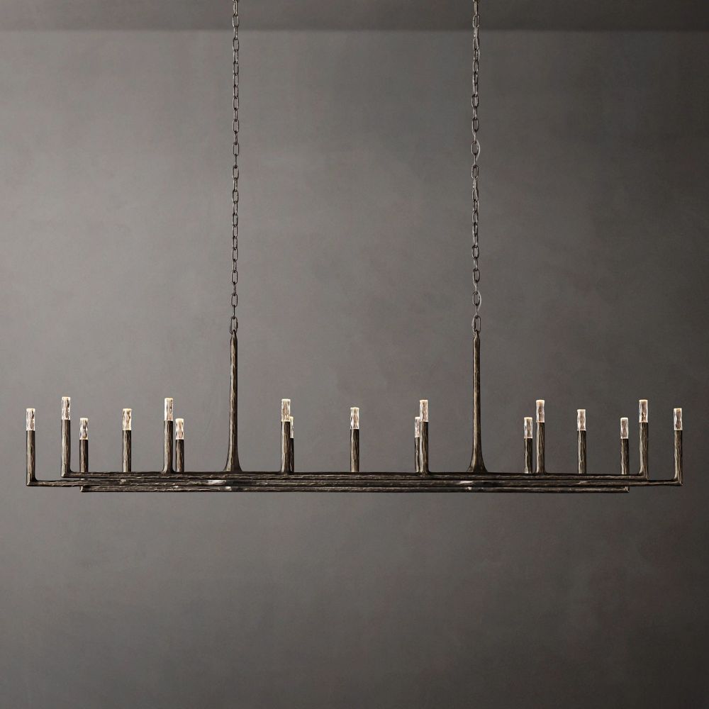 Avarit Forged Linear Chandelier 96"-Vancei
