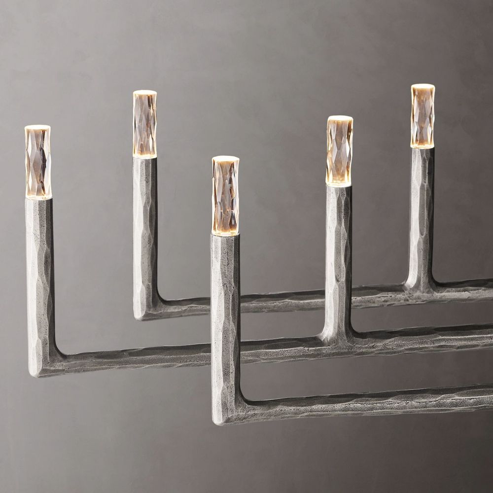Avarit Forged Linear Chandelier 96"-Vancei