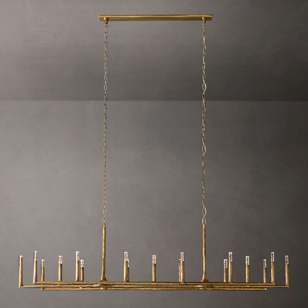 Avarit Forged Linear Chandelier 96"-Vancei