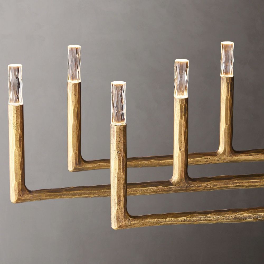 Avarit Forged Linear Chandelier 96"-Vancei