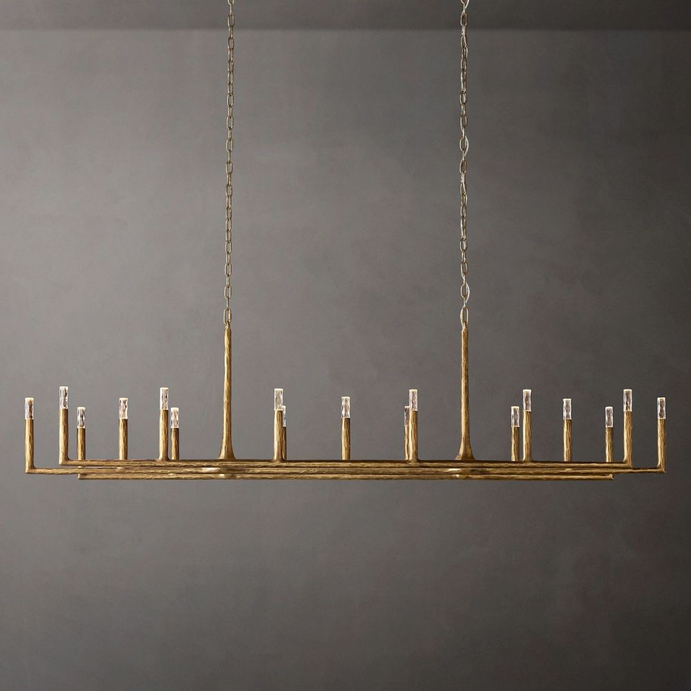 Avarit Forged Linear Chandelier 96"-Vancei