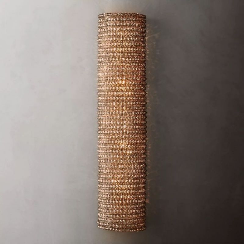 Lora Crystal Beads Wall Sconce 36"H-Vancei