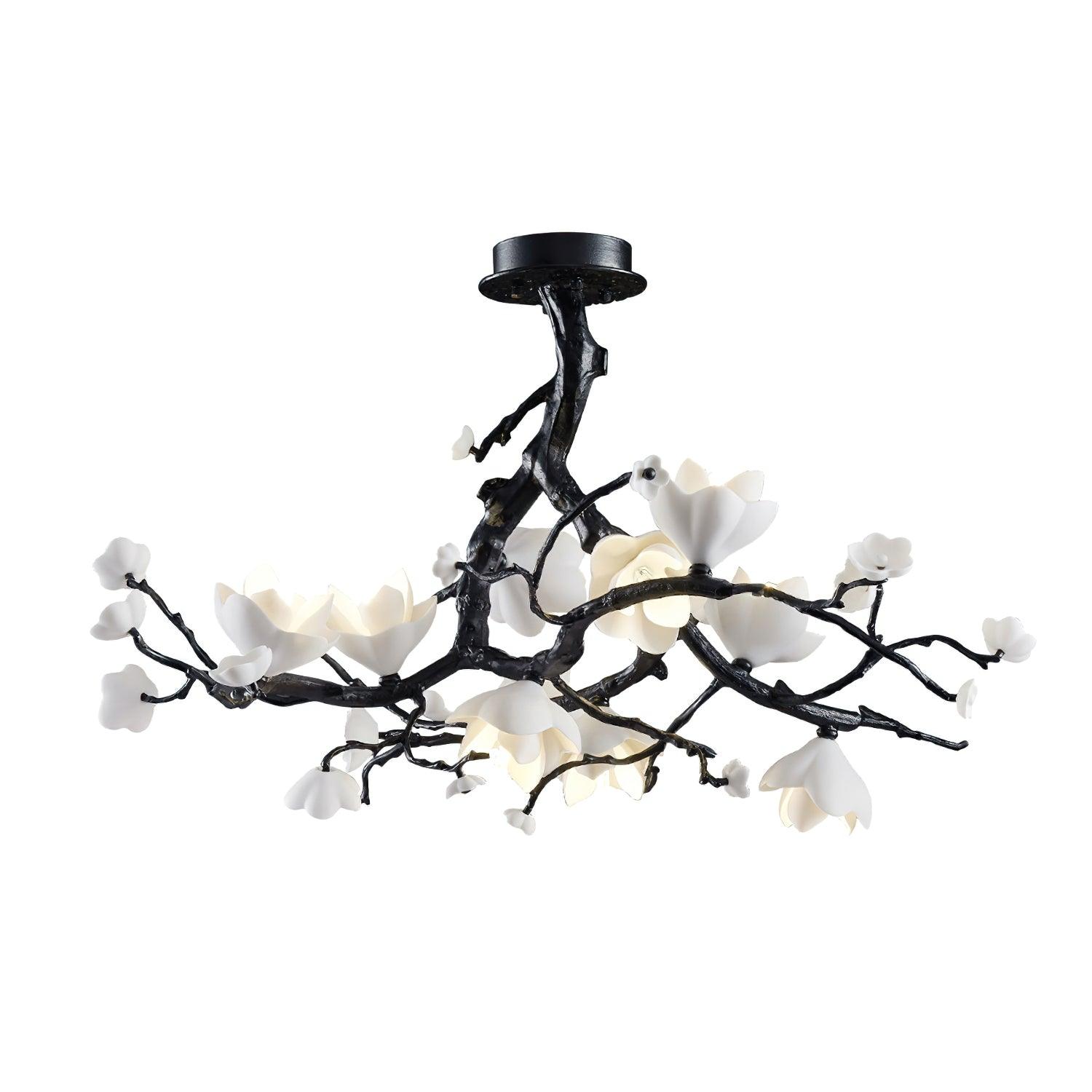 Aura Flora Black Copper Tree Chandelier