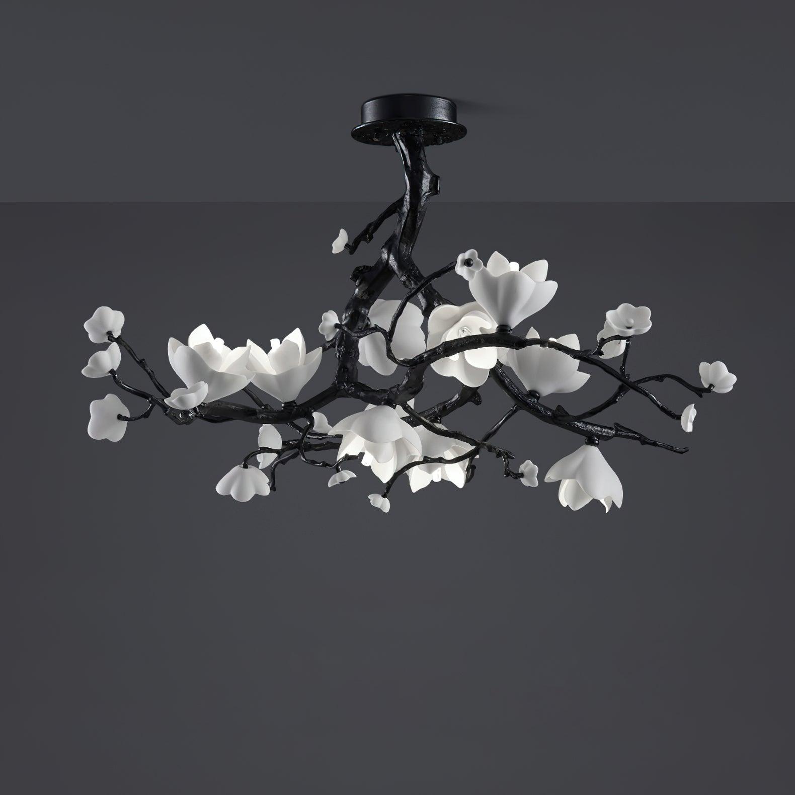 Aura Flora Black Copper Tree Chandelier