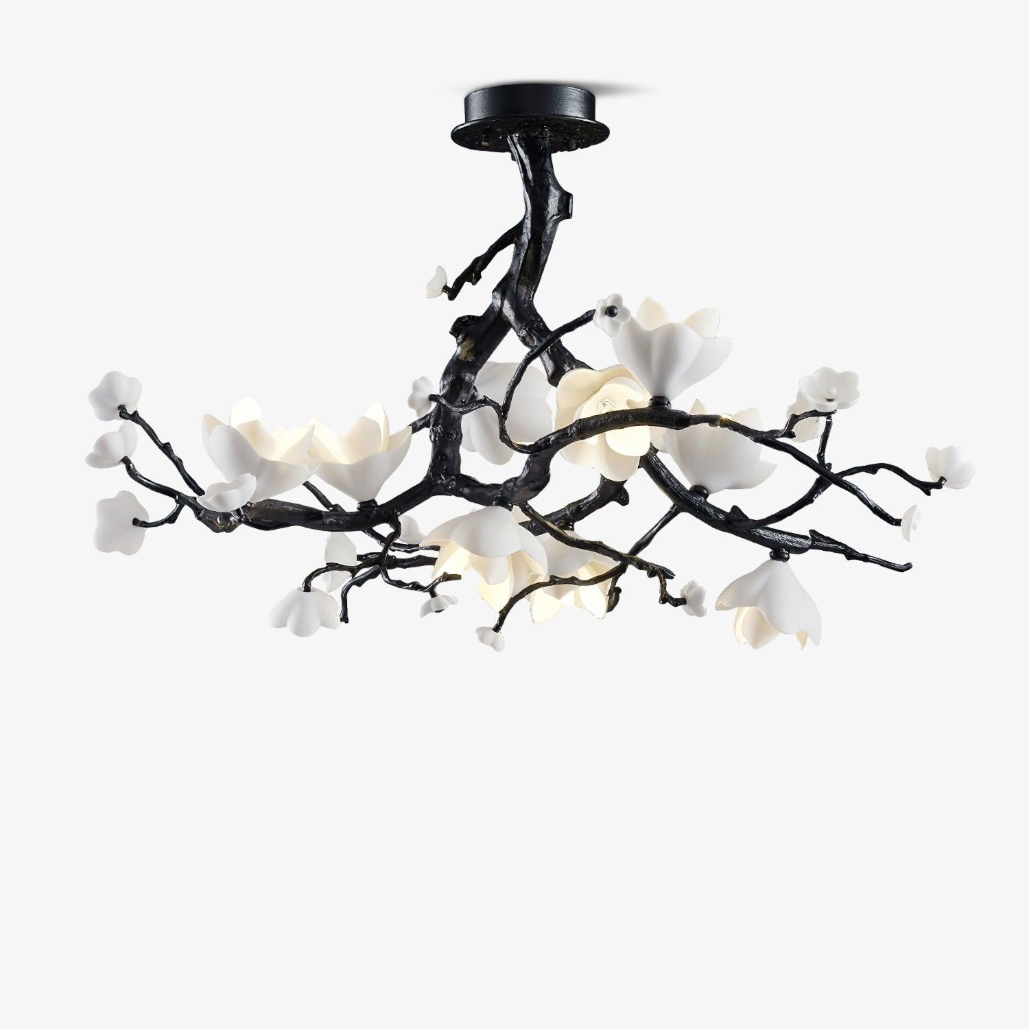 Aura Flora Black Copper Tree Chandelier