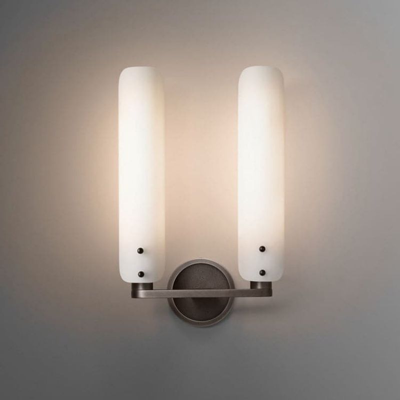 Bonnie Double White Glass Shard Wall Light-Vancei