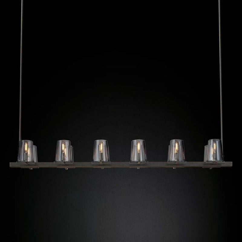 Bordeaux Linear Chandelier 60"-Vancei