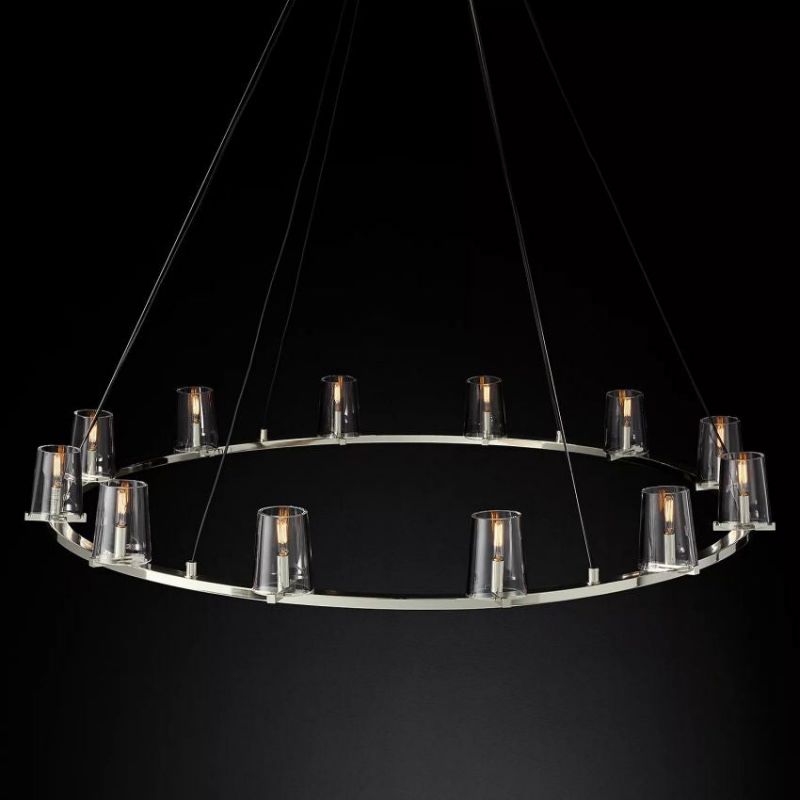 Bordeaux Round Chandelier 60"-Vancei