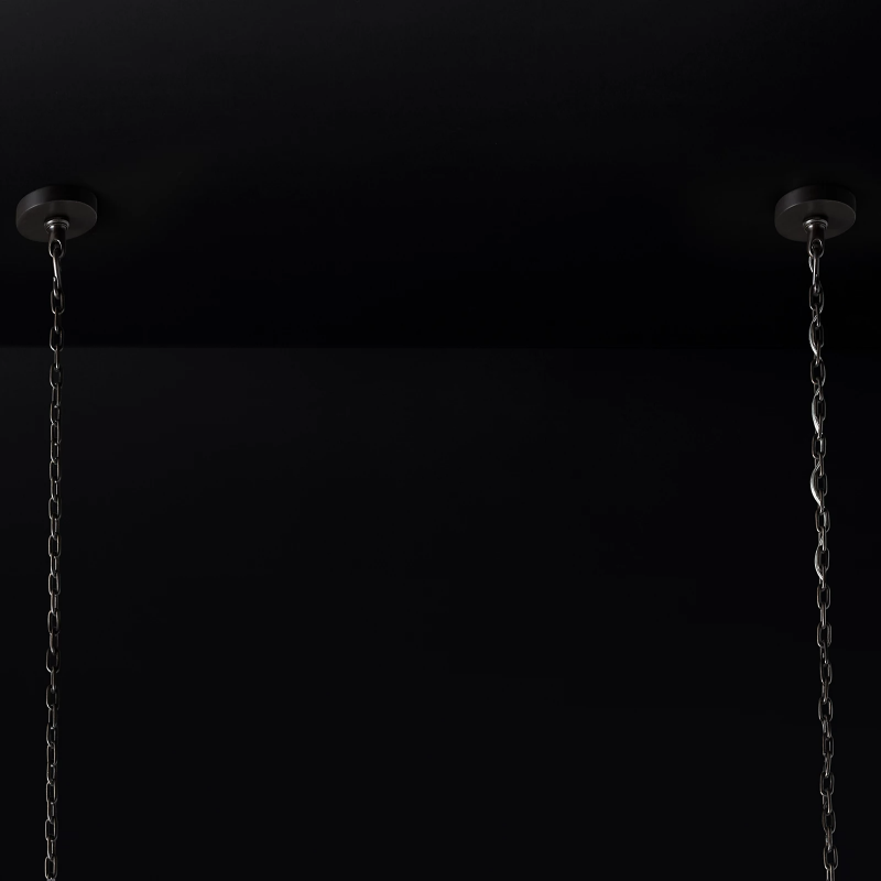 Bossy Rectangular chandelier 54"-Vancei