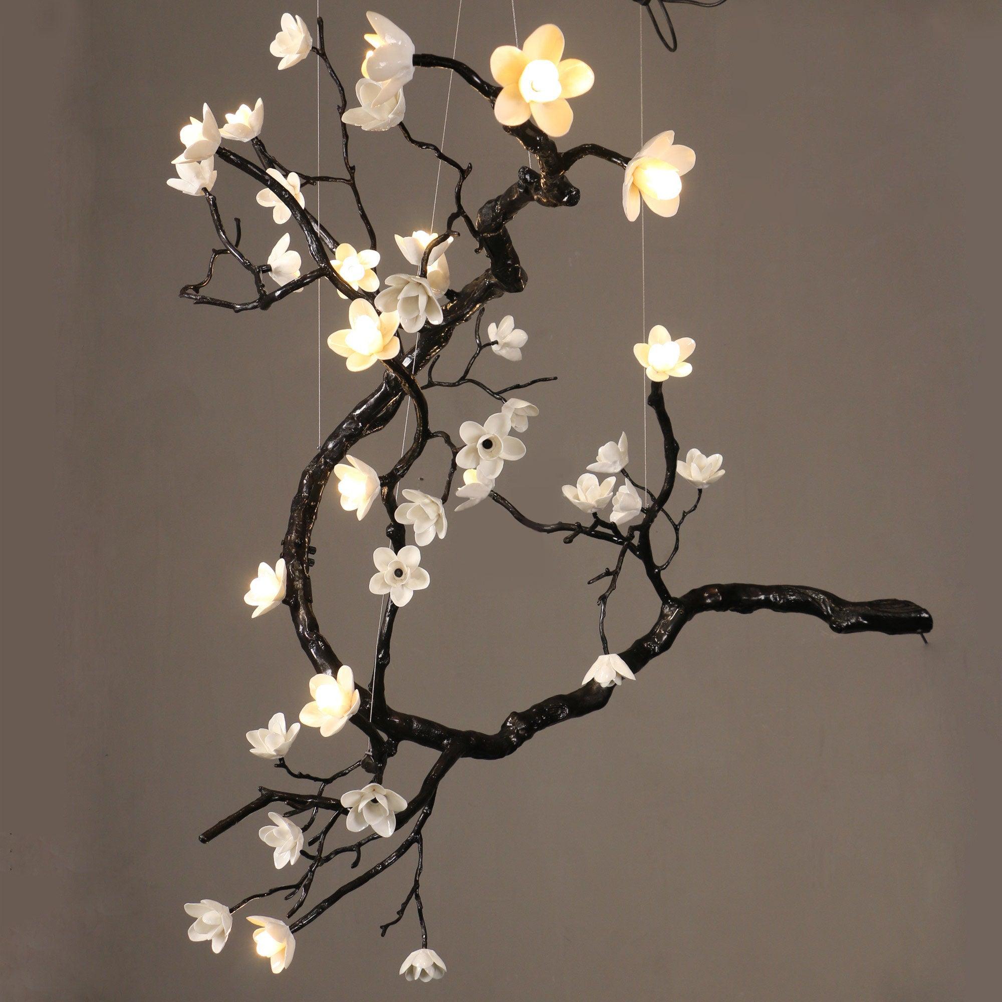Aura Flora Branch Flower Chandelier